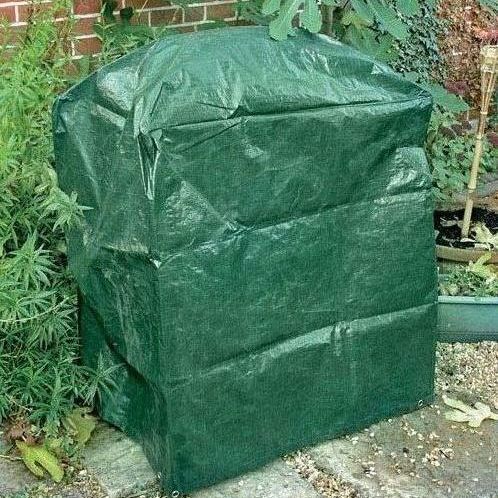 Draper Large Barbecue BBQ Cover - Polyethyene Green