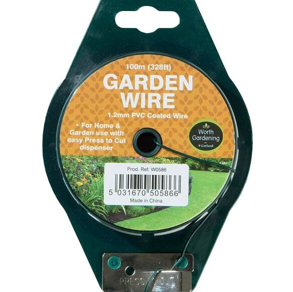 Garland 100m General Purpose Garden Wire 1.2mm PVC Coated W0586