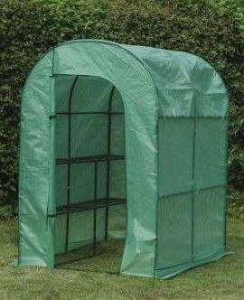 GREENHOUSE GROW BAG GROW GARDMAN WALK IN REINFORCED GREENHOUSE WITH PVC COVER 