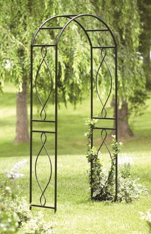 Panacea Curved Arched Top Metal Garden Arch 84320