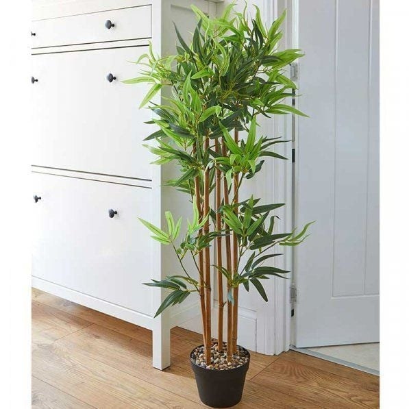 Smart Garden Bamboo Faux Artificial Houseplant - 120cm