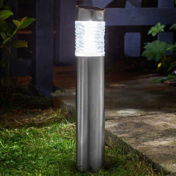 solar bollard stake light