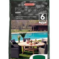 Bosmere 4 to 6 Seat Circular Patio Set Polyester Cover C520XL