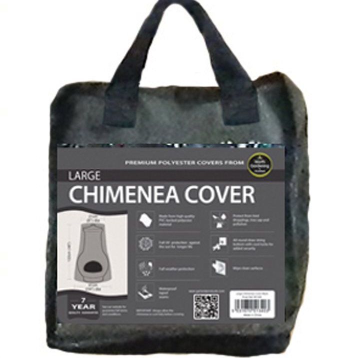 Garland Large Chimenea Cover - Black Polyester W1340