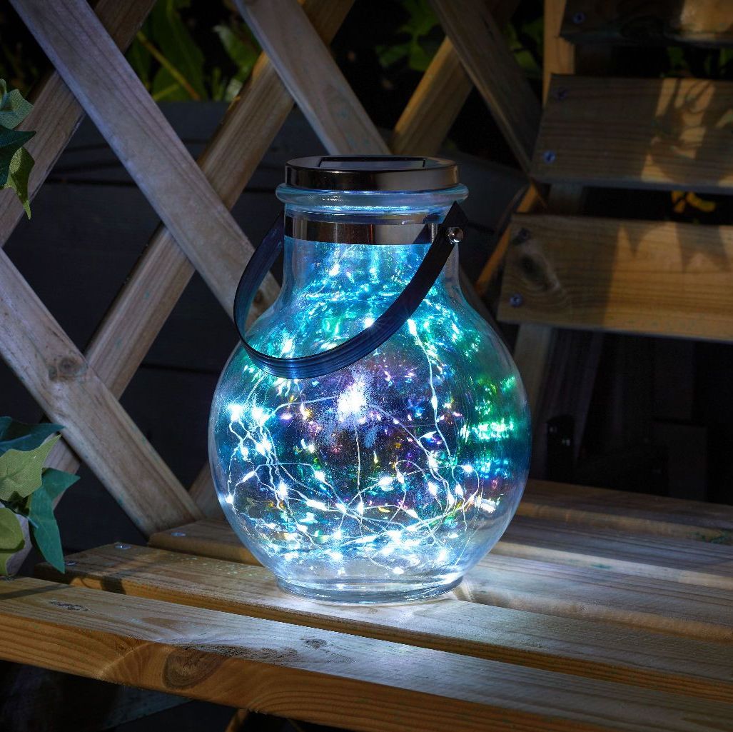 Smart Solar Firefly Opal Lantern Garden Patio Light 1080117