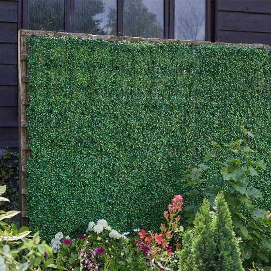 Smart Garden Boxwood Faux Leaf Topiary Trellis Screening Panel