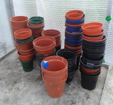plastic pots