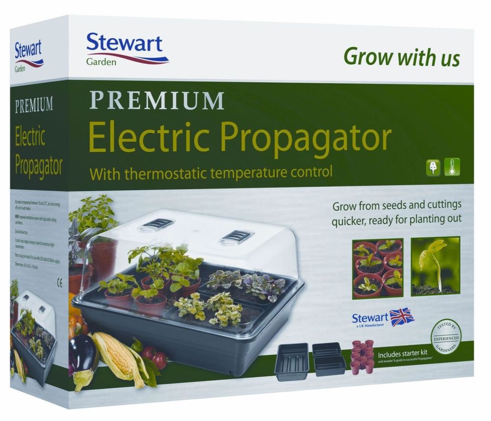 Stewart Premium Large Electric Thermostatic Heated Propagator 52cm