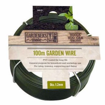 Gardman 100m General Purpose Garden Wire 1.2mm thick