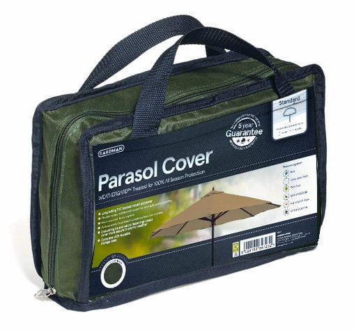 Gardman Premium Standard Garden Patio Parasol Umbrella Cover - Green