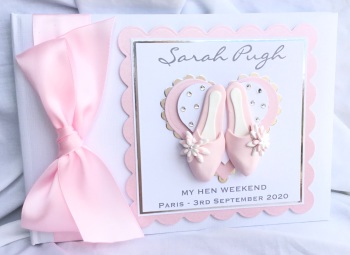 Personalised hen night guest book