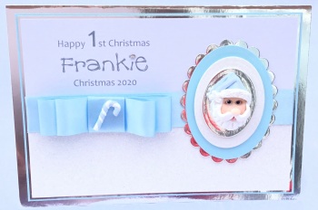 Personalised Santa Christmas keepsake card