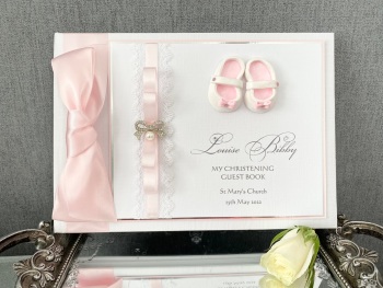 Personalised christening/new baby book