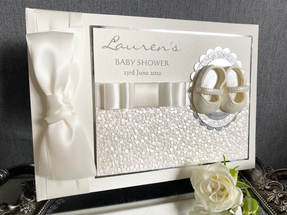 Personalised Baby Shower  Guest Book