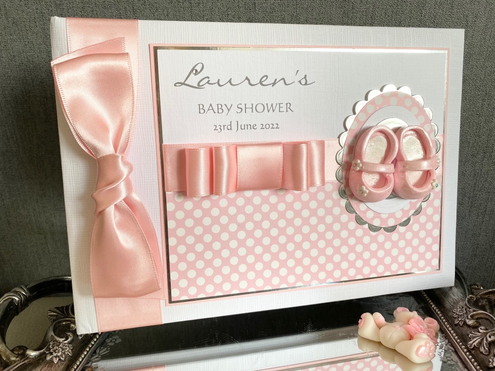 Personalised Baby Shower  Guest Book