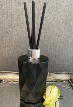 Luxury Black Ceramic Reed Diffuser Bottle 