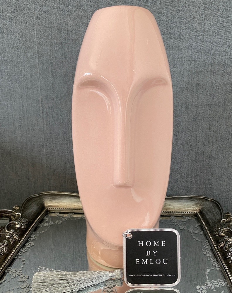 Nude Pink Face Vase 