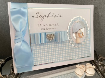 personalised Baby Shower Guest Book