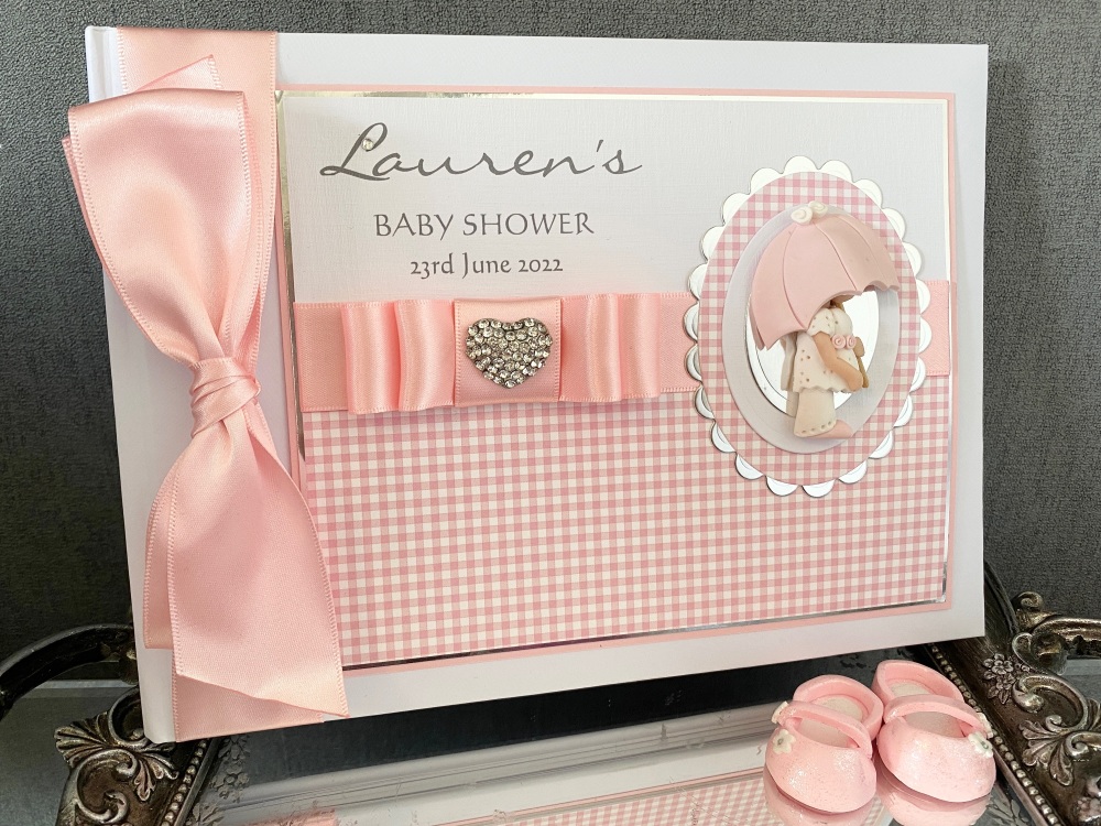 Personalised Baby Shower Guest Book