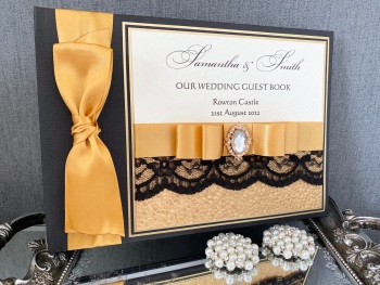Asian Personalised  Wedding Guest Book 