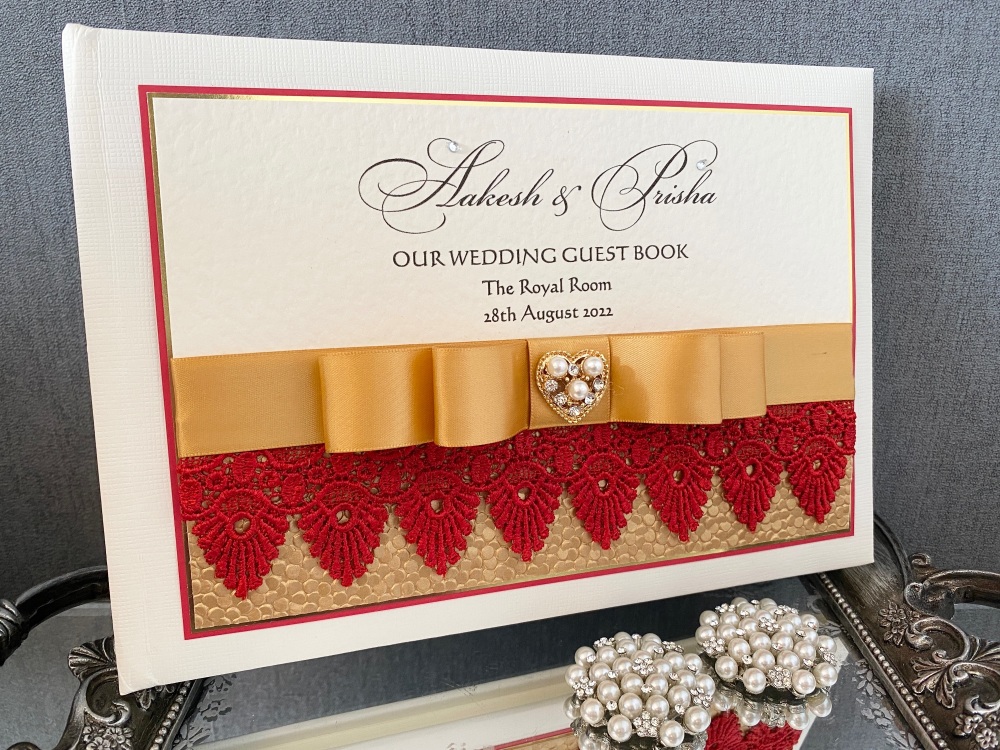 Asian Wedding Guest Book 