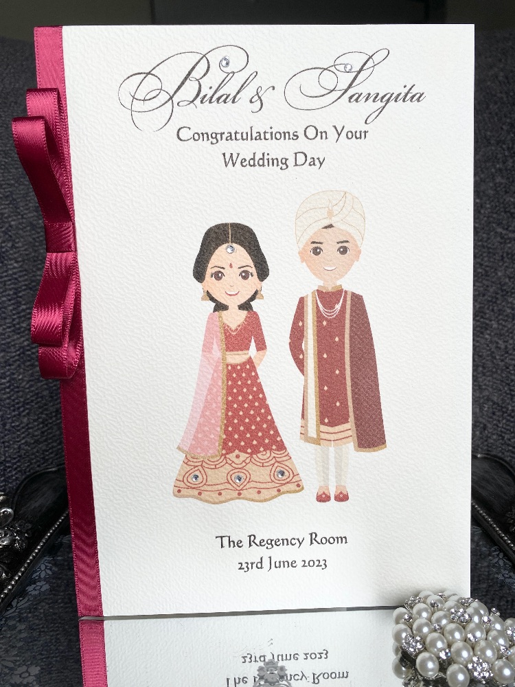 Asian/Indian Personalised  Wedding Cards