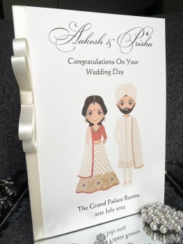 Asian/Indian Personalised Wedding Card