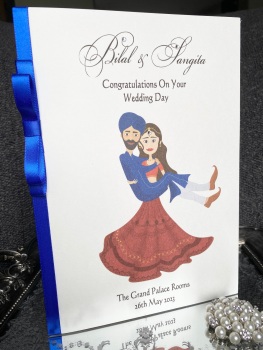 Asian/Indian Personalised Wedding Card