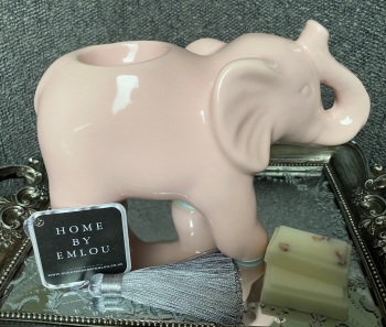 Luxury Pink Elephant Wax Melt Burner
