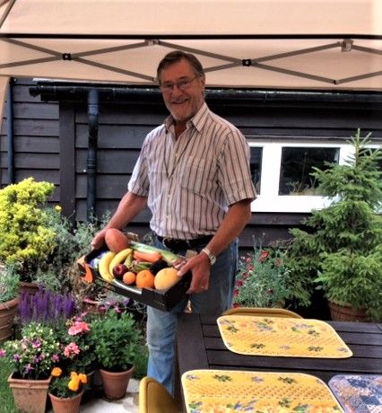 Chris + veg box