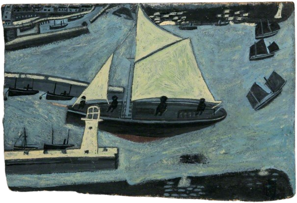 Newlyn Harbour by Alfred Wallis