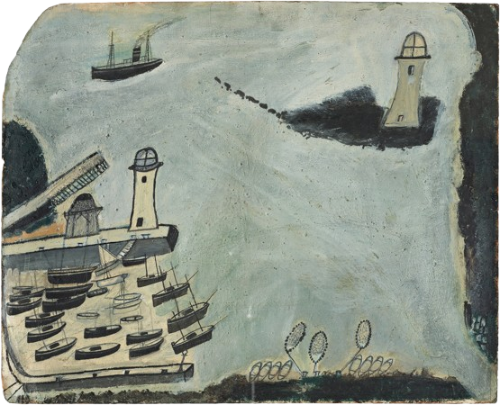 St Ives Bay by Alfred Wallis