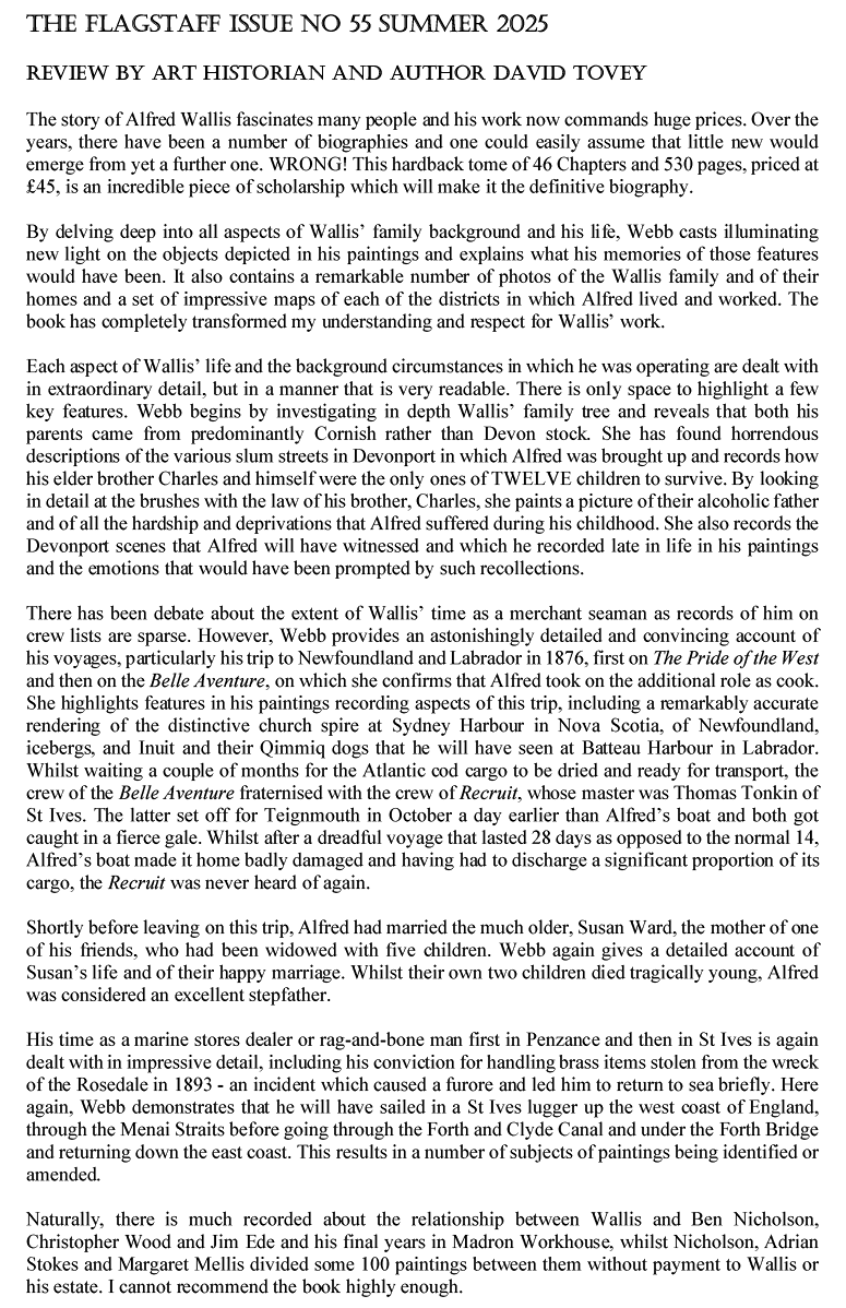 Review by art historian David Tovey