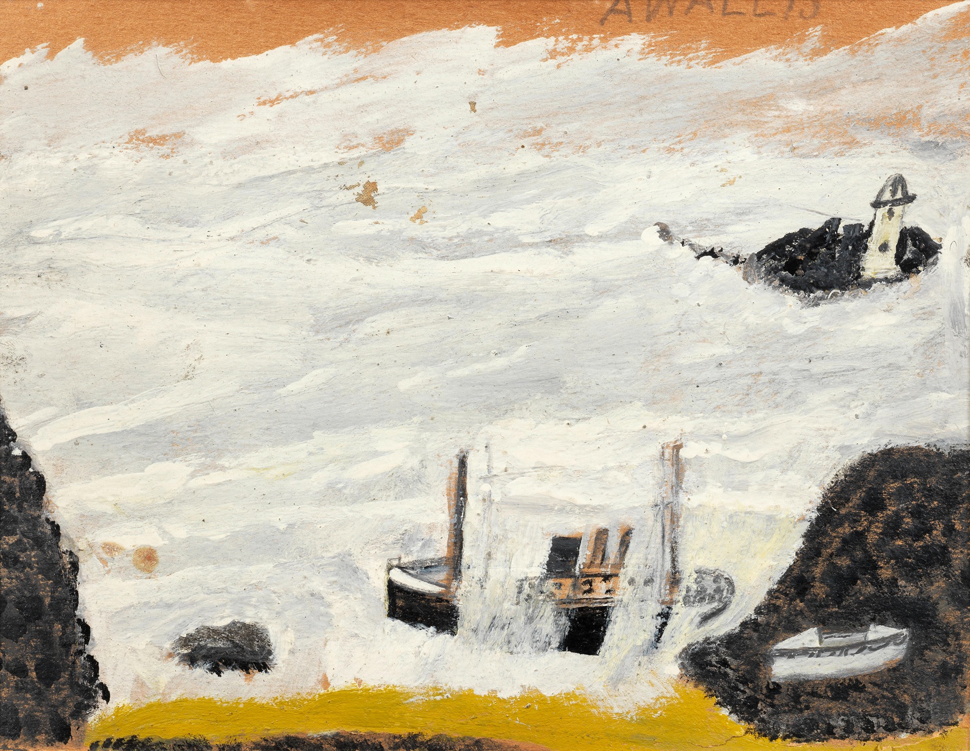 The Wreck of The Alba by Alfred Wallis