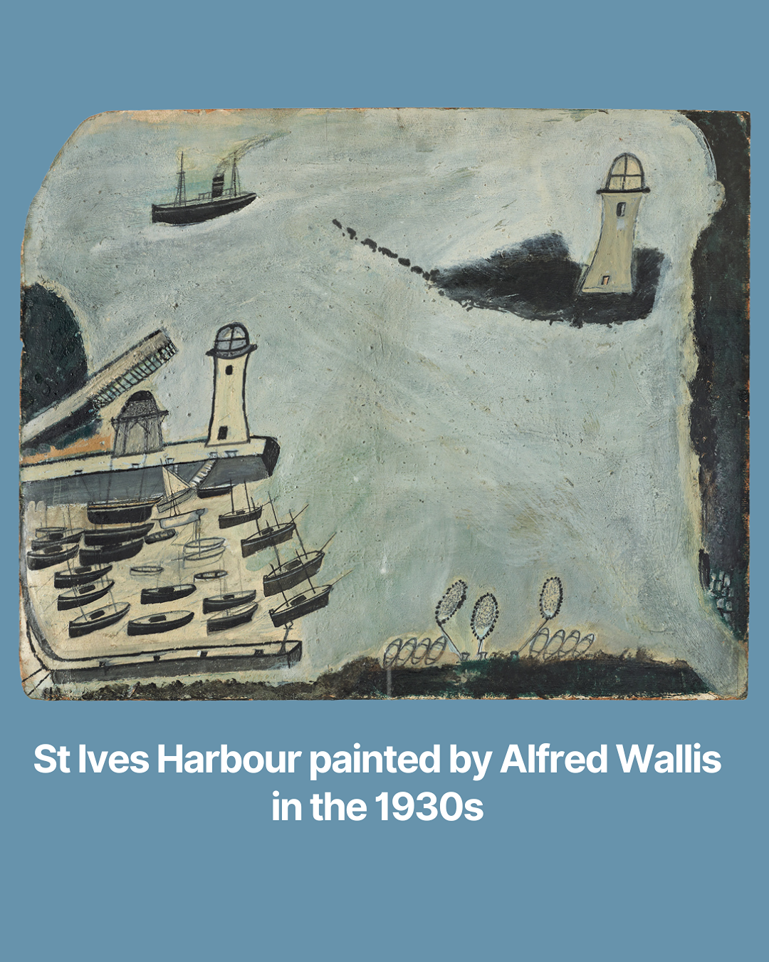 St Ives Harbour by Alfred Wallis