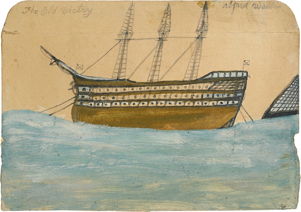 Alfred Wallis painting of HMS Victory