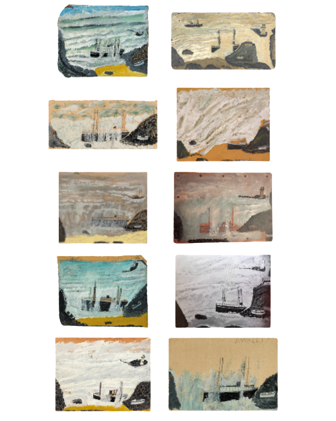 The Wreck of The Alba by Alfred Wallis