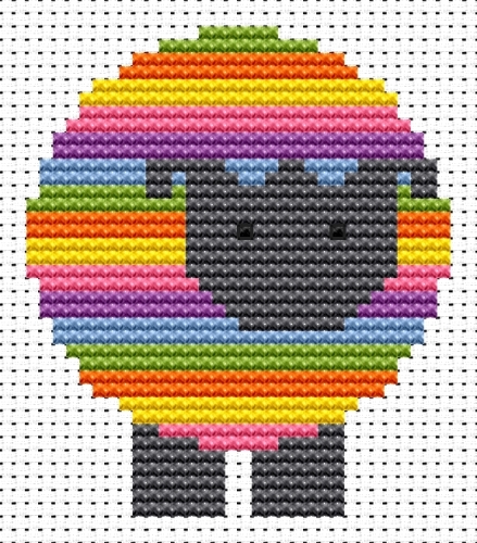 Sheep Cross Stitch - Sew Simple