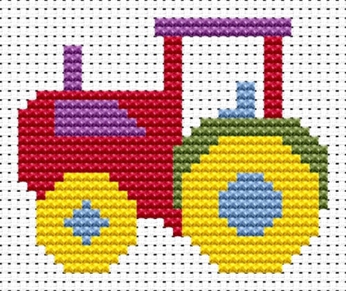 Tractor Cross Stitch - Sew Simple