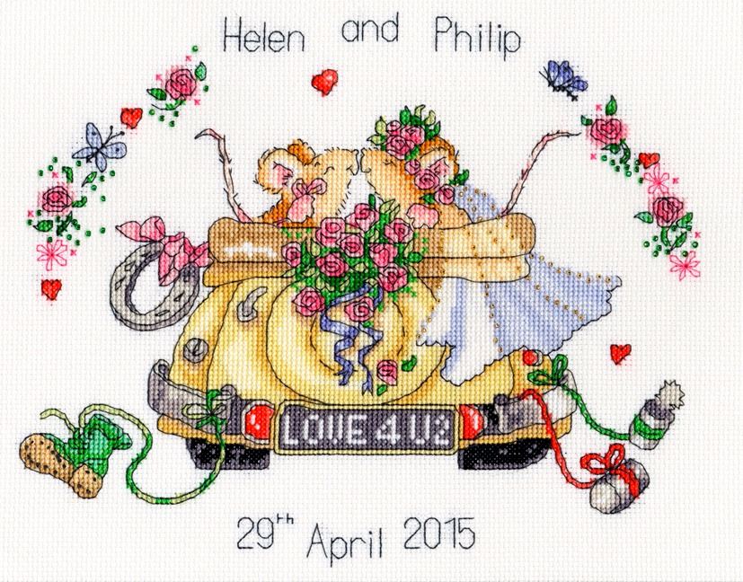 Just Married - Margaret Sherry Cross Stitch