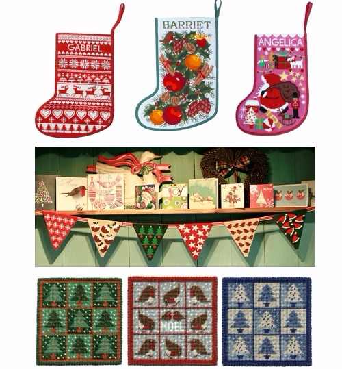 Christmas Tapestry Kits by One Off Needlework