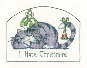 I Hate Christmas - Cat's Rule Cross Stitch