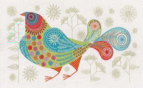 Nancy Nicholson Modern Bluebird Embroidery Kit