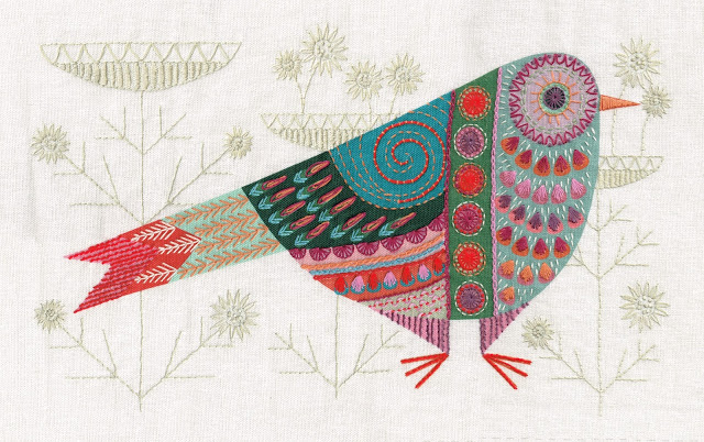 Cuckoo Embroidery Kit - Nancy Nicholson
