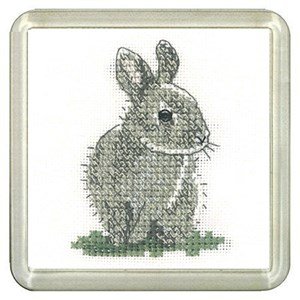 Baby Rabbit Coaster Kit - Heritage Crafts