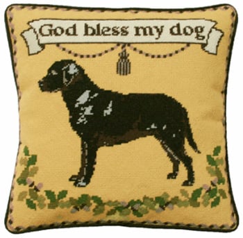 Labrador Gold Tapestry Kit (Plain Canvas)