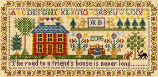 Friend's House - Moira Blackburn Cross Stitch