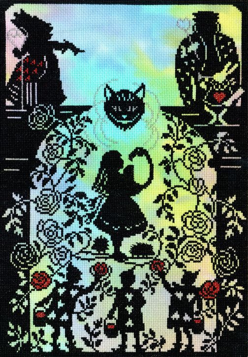 Painting the Roses Red - Fairytale Series  Cross Stitch