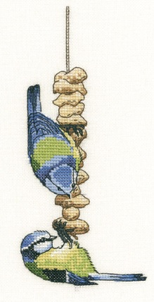 Blue Tits Cross Stitch
