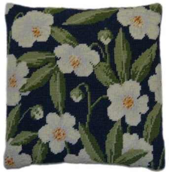 Christmas Rose Herb Pillow Tapestry